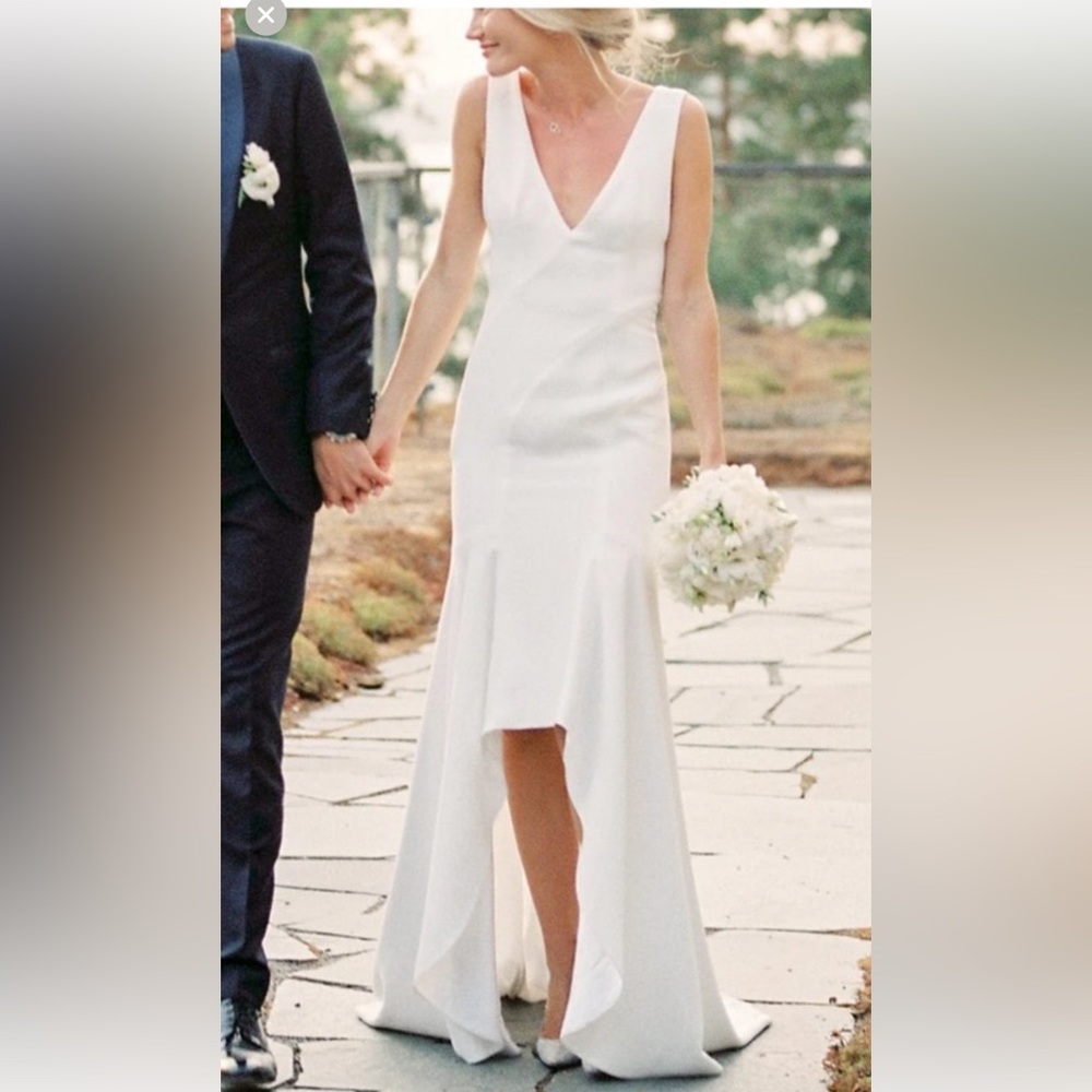 Beautiful, long, sexy, asymmetrical gown